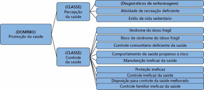 coleta de dados na enfermagem, oferece, sim, uma estrutura de classificação de diagnósticos de enfermagem em domínios e classes, cada um definido com clareza.