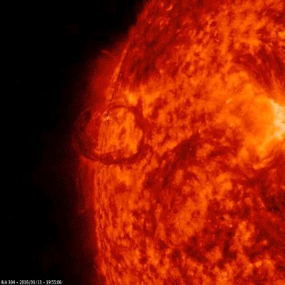 A estrutura do Sol: as regiões exteriores A Cromosfera: As protuberâncias nascem na