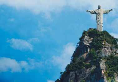 26 Passeios Sightseeing Mirantes Belvederes CORCOVADO A maior e mais famosa escultura Art Déco do mundo, a estátua do Cristo Redentor começou a ser planejada em 1921, e foi desenvolvida pelo