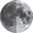 A Lua gira em torno do seu próprio eixo com o mesmo período em que gira em torno da Terra.