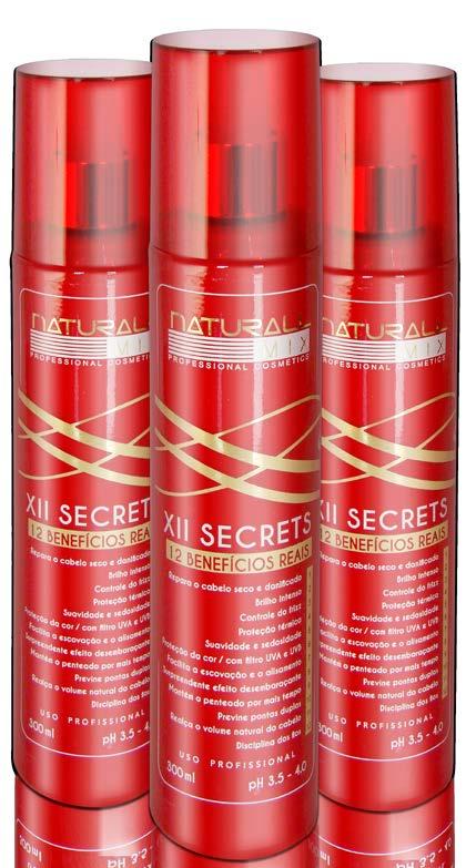 BB Cream 250ml O BB Cream XII Secrets Naturall é um produto multifuncional que traz 12 benefícios aos cabelos em um