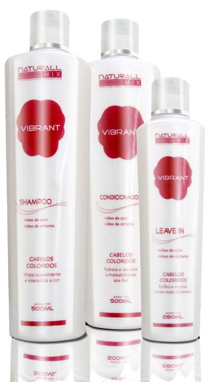 CONDICIONADOR VIBRANT 500ml Hidrata e devolve a maleabilidade aos cabelos coloridos.