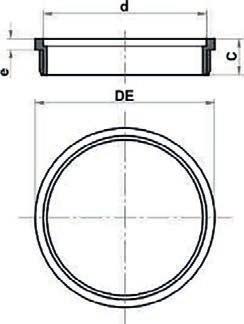 Porta-Grelha Quadrado para