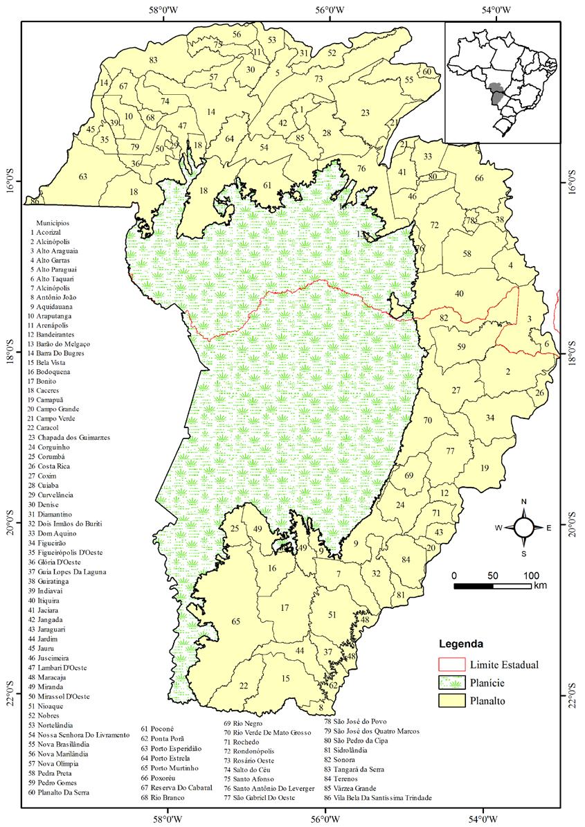 Anais 6º Simpósio de Geotecnologias no Pantanal, Cuiabá, MT, 22 a 26 de outubro 2016 Embrapa Informática Agropecuária/INPE, p.626-632 da Internet, em formato matricial e com resolução espacial de 30m.