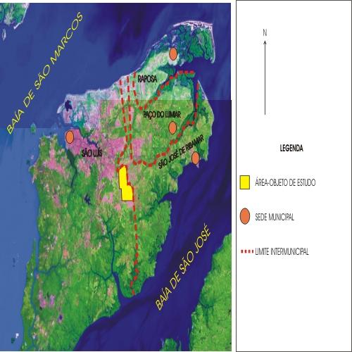 feição do mesocompartimento (de articulação do relevo) Golfão Maranhense, em termos geomórficos, possui encostas e terraços estruturais, como sendo caracteres expostos de sua geomorfologia regional.