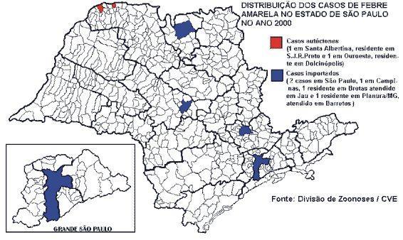 Febre Amarela no Estado de São Paulo 1850: primeira