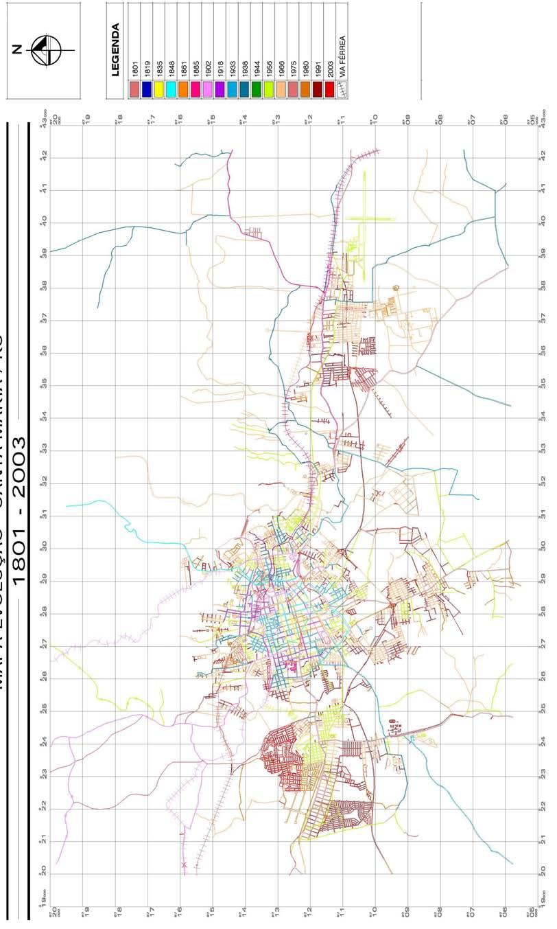 MAPA 80: Mapa de EVU 1801-2003 de Santa