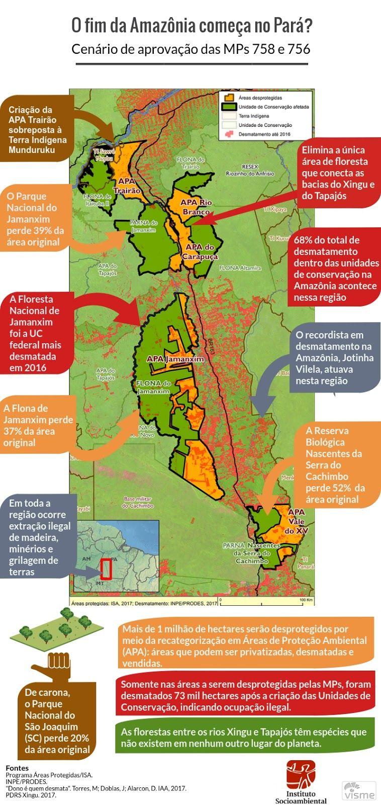 1. MEDIDA PROVISÓRIA 758/2016 O PLV nº 5/2017 propõe alterar o Parna do Jamanxim e da Flona de Itaituba II.