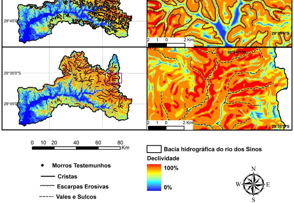 geomorfológica em escala superior a 1:250.000. Figura 4.