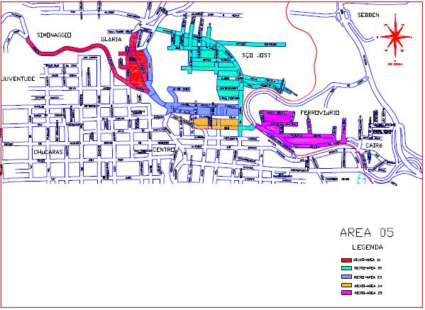 7 ÁREA: Nº 05 - Santa Terezinha II Mapa Descritivo ÁREA EXCLUÍDA GABINETE DO VICE-PREFEITO MUNICIPAL DE