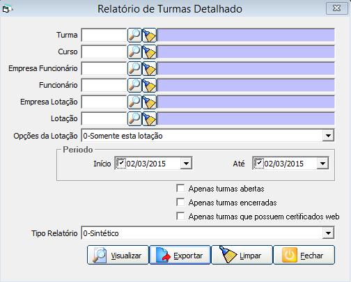 4.4.14 Levantamento de Necessidades 4.4.14.1 Dos Treinamentos Obrigatórios Este relatório traz a listagem de cursos básicos para os funcionários.