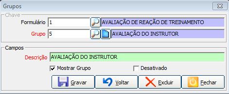 poderá ser: 0 Escolha: Para perguntas e múltipla-escolha 1 Satisfação: Para perguntas de satisfação com múltipla-escolha 2 Texto: