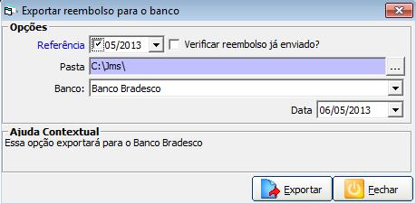 3.2.11 Exportação para a Contabilidade Essa rotina