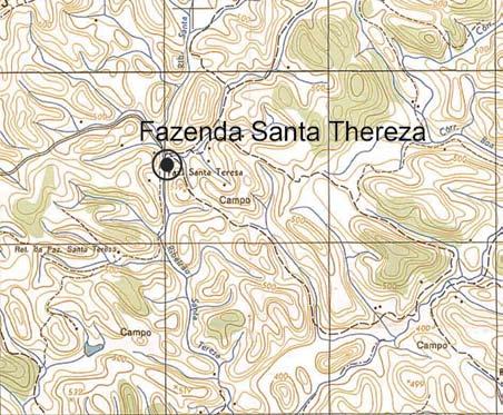 Parceria: denominação Fazenda Santa Thereza códice AI - F03 - VR localização Estrada Volta