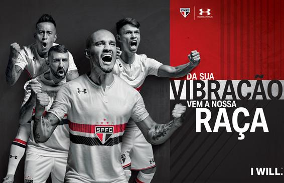 Under Armour faz evento para apresentar uniforme do São Paulo POR DUDA LOPES A Under Armour e o São Paulo apresentaram o novo uniforme do time na última quinta-feira, para a partida contra o