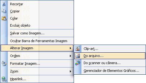 Formatando Textos Alterando Imagens Clique na caixa de texto que contém o texto a ser formatado.