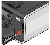 Usando cartões de memória e unidades flash Usando um cartão de memória ou unidade flash com a impressora Cartões de memória ou unidades flash são dispositivos de armazenamento usados freqüentemente