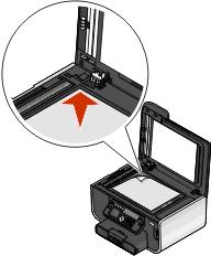 Use o vidro do scanner para páginas únicas, itens pequenos (como cartões-postais ou fotografias), transparências, papel fotográfico ou mídia muito fina (como recortes de revistas).