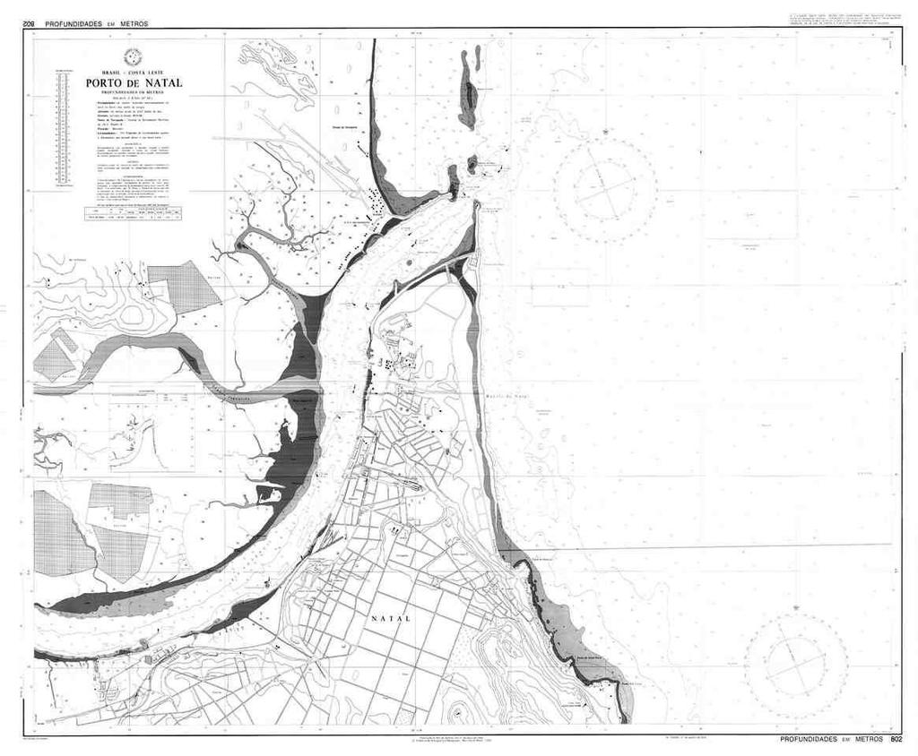 Figura 2 - Carta Náutica nº. 802.2004 - Porto de Natal.