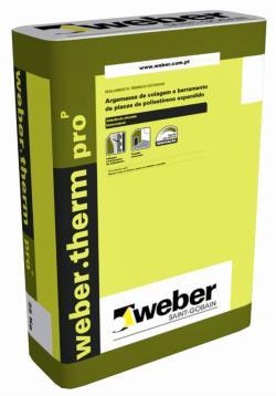 Sistema weber.therm mineral Pág 10/16 6.3. Argamassas de colagem e revestimento weber.therm pro UTILIZAÇÕES Colagem e revestimento de placas isolantes em sistemas weber.