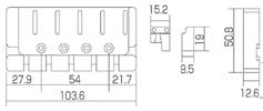 Referência Pitch Cor 18161 510B-5 (Pitch=19Mm)