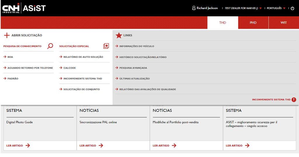 Passe o mouse sobre o Aba solicitada Clique aqui para