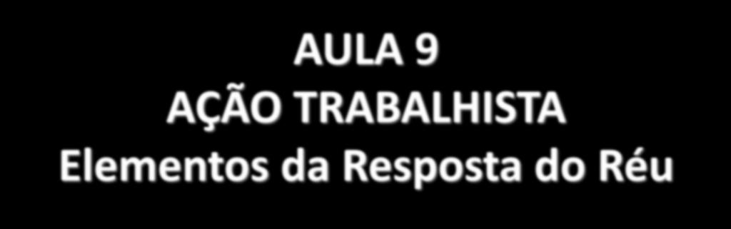 AULA 9 AÇÃO