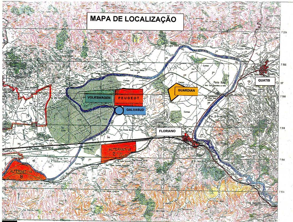 Centro de Serviço Automotivo Salvador 1.600 km Belo Horizonte 490 km Taubaté 160 km