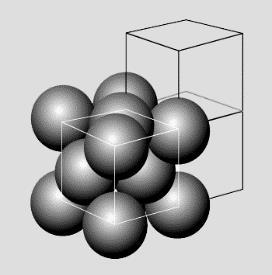Células unitárias cúbicas represente a estequiometria do sólido 1) Primitiva