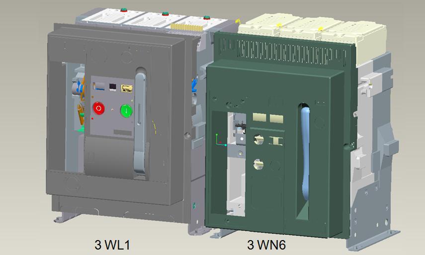 6.5 VISTA 3D 7. COMPARATIVO DE DIMENSIONAIS TAMANHO II 3WN6 (ATÉ 3200A)/3WL1 (ATÉ 4000A) 7.