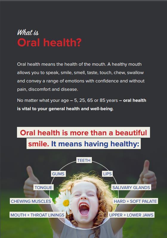 O que significa Saúde Oral Saúde oral significa saúde da boca.