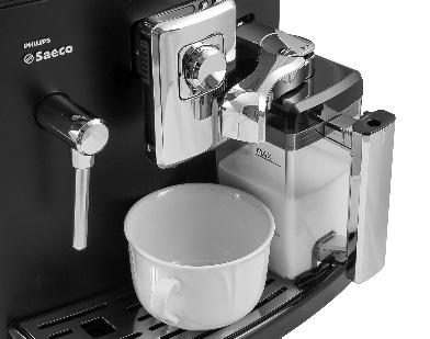 16 CAPPUCCINO / LEITE MACCHIATO / CAFÉ COM LEITE DISTRIBUIÇÃO NO INÍCIO DA DISTRIBUIÇÃO PODEM VERIFICAR-SE BREVES JACTOS DE LEITE MISTURADO COM VAPOR COM O PERIGO DE QUEIMADURAS.