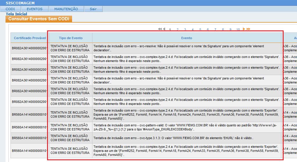 Orienta-se ao usuário efetuar um print screen da tela ou mesmo selecionar todas as colunas apresentadas como resposta e jogá-los em uma planilha Excel/LibreOffice, e