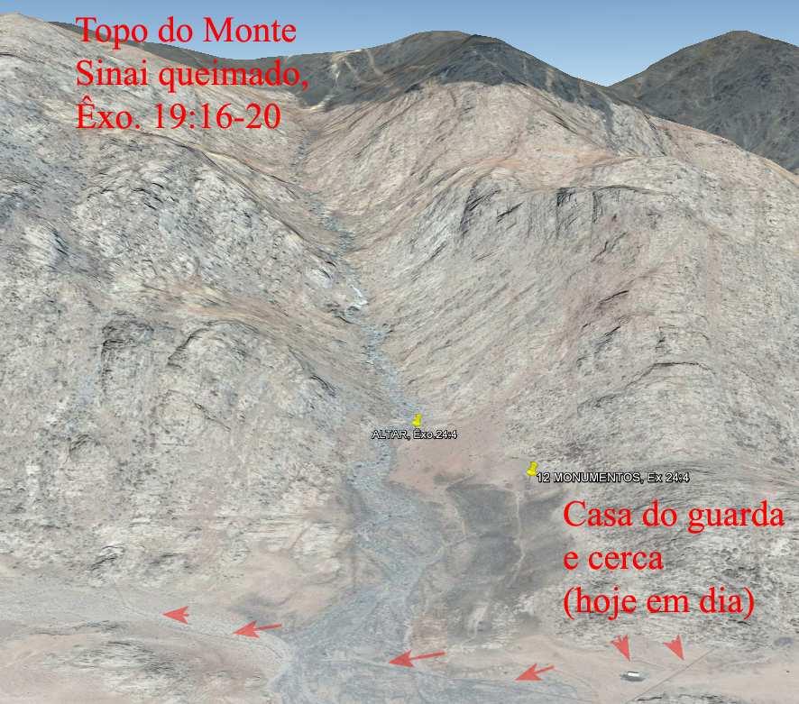 Deus Revela o Monte Sinai para Ron Wyatt subia para ver Deus. No topo seria o lugar mais alto do monte onde Moisés conversava com Deus. Estudaremos em detalhes a seguir.