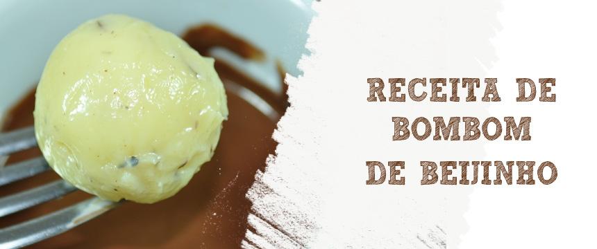 Receita de Bombom de Beijinho Rápido e Fácil Ah, as férias de final e início de ano.