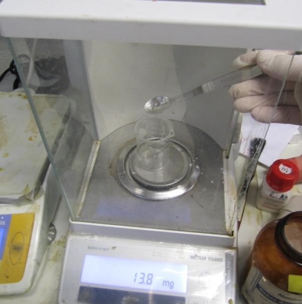 Caracterização in-situ de eflorescências e de outros compostos salinos em paramentos dos testes referidos anteriormente; este tipo de testes foi realizado por Flores-Colen (2009).