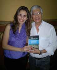 Gisele Haddad e Décio A. Gonzalez Dia 05/12 O livro Orquestra Sinfônica de Ribeirão Preto: representações e significado social da pesquisadora Gisele Haddad é lançado no Palace Hotel.