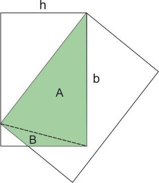 Considerando que os exemplares possuem o formato perfeitamente retangular, descubra, justificando a sua resposta, se a medida da área da região comum as capas, que está representada sombreada na