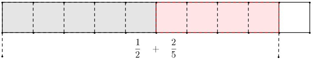 Calcule as somas algébricas das frações: (a) 5 8 + 2 8