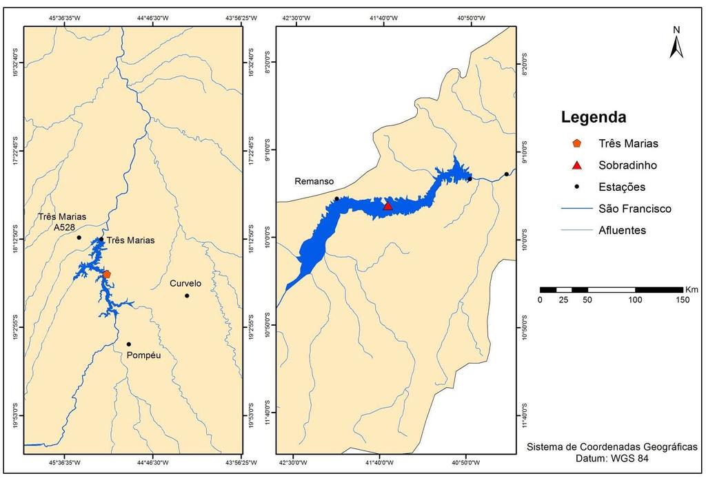 26 Figura 5 - Localização geográfica das Estações no