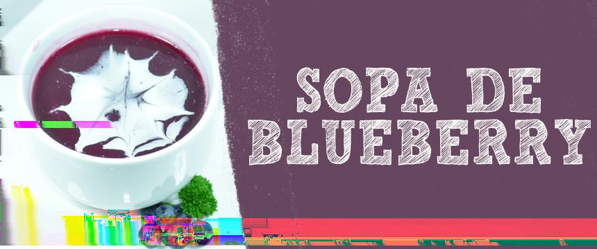 Sopa de Blueberry Islandesa Bláberjasúpa Quem é fã de blueberry vai adorar a receita