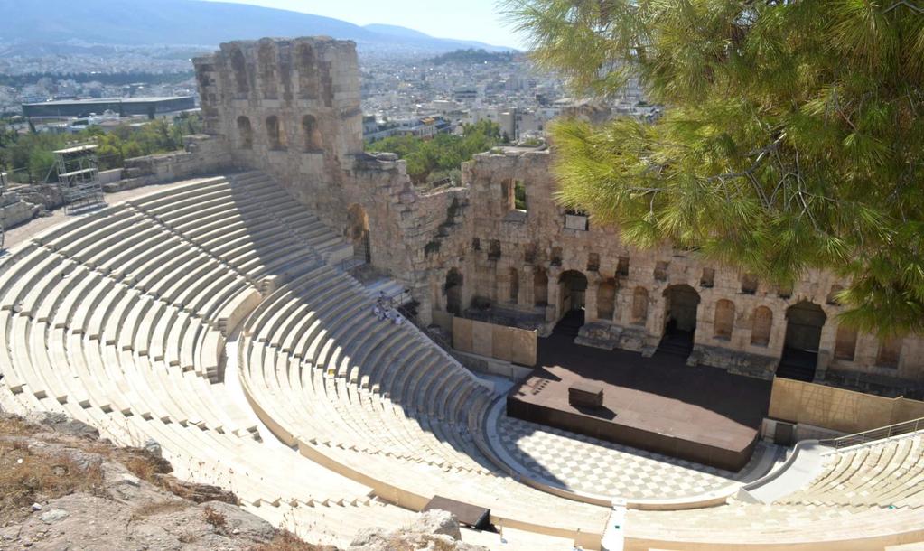 Teatro de Herodes Atticus, Teatro antigo no