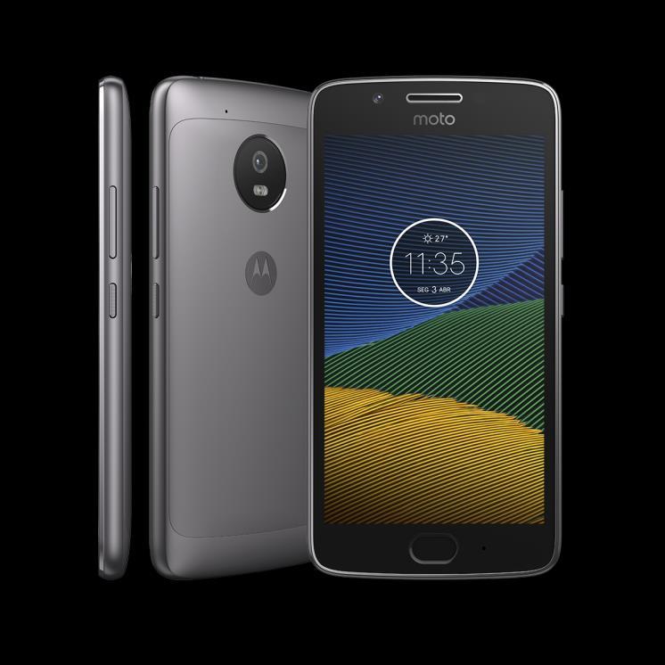 Book de Aparelhos PJ Smartphone Mid Motorola Moto G5 (XT1672) Tecnologia GSM GPRS EDGE (850/900/1800/1900 MHz) WCDMA HSDPA 42,2 / HSUPA 5,76 (850/900/1900/2100 MHz) Ajuste as imagens se necessário