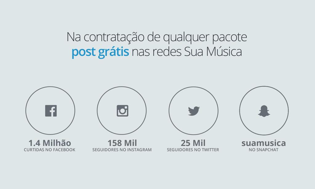 nas redes Sua Música 290 Mil