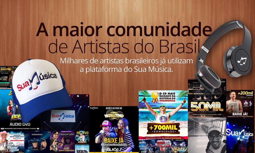A maior comunidade de Artistas do Brasil Milhares de