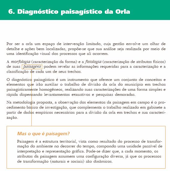 LISTA DE ANEXOS Anexo 1: Fragmentos do volume Projeto Orla: