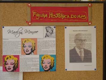Figura Histórica Neste mês, as figuras históricas foram Marilyn Monroe e Marcelo Caetano.