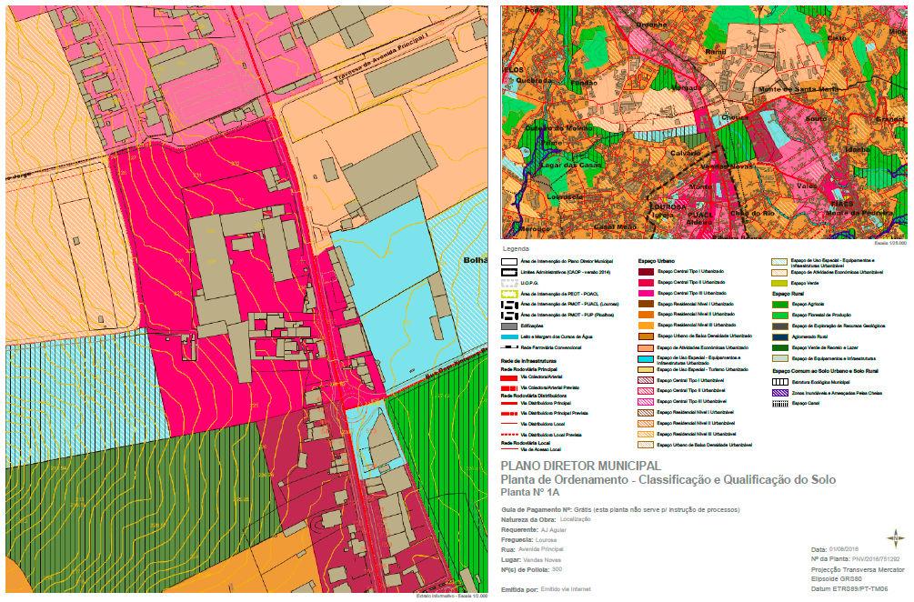 localizada em área de Espaço Central Tipo II Urbanizado,