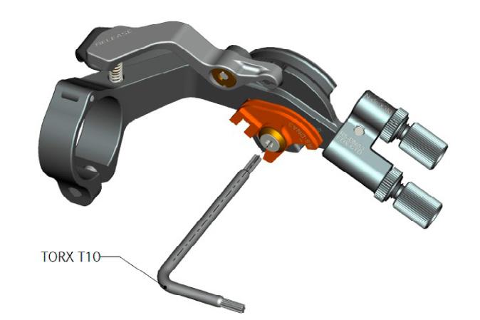 A SCOTT oferece dois manípulos diferentes com as seguintes combinações de suspensão/amortecedor: FOX Nude com adaptador FOX CTD e suspensão Rock Shox DNA3 (peça SCOTT ref.