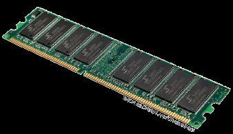 SDRAM Um dos fatores que impediam o computador de alcançar o seu máximo desempenho eram as memórias,